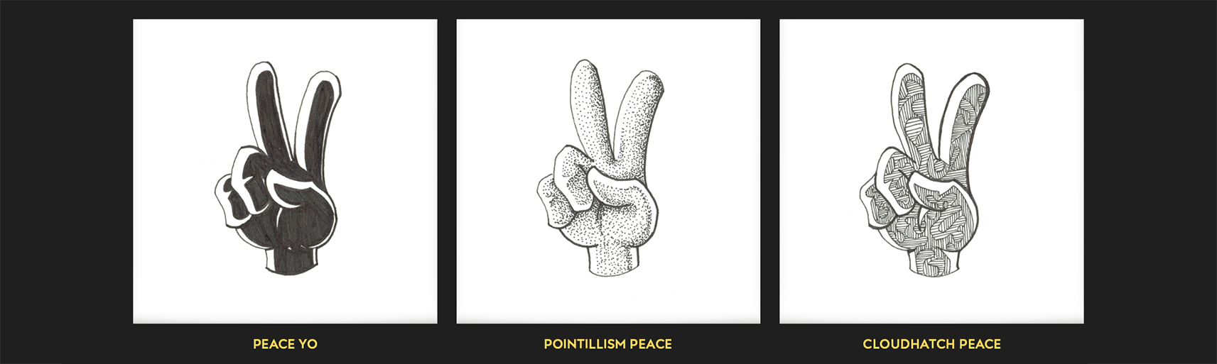 Peace Gesture Variations